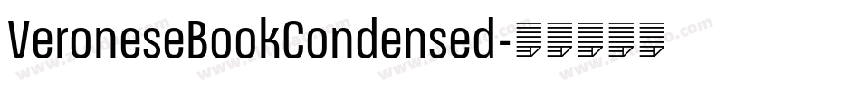 VeroneseBookCondensed字体转换