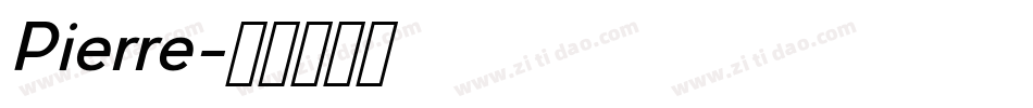 Pierre字体转换