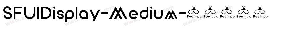 SFUIDisplay-Medium字体转换