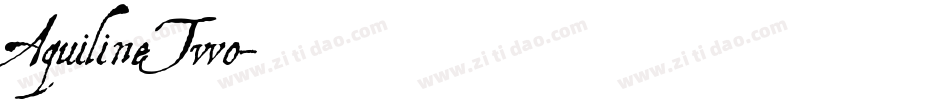 AquilineTwo字体转换