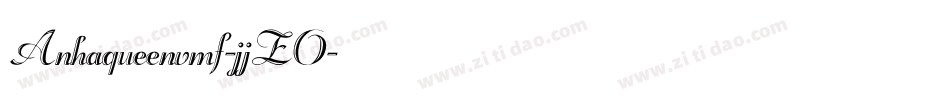 Anhaqueenvmf-jjZO字体转换