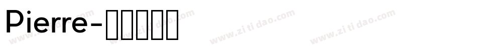Pierre字体转换