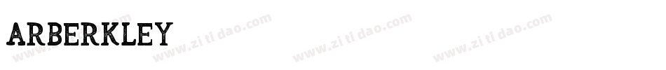 ARBERKLEY字体转换