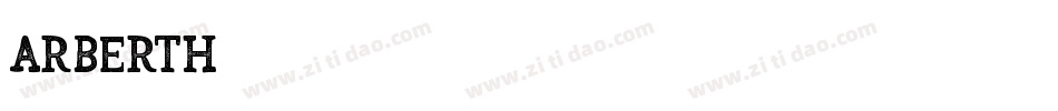 Arberth字体转换