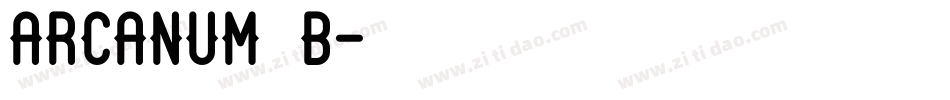 arcanum_b字体转换