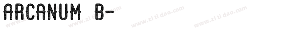 arcanum_b字体转换