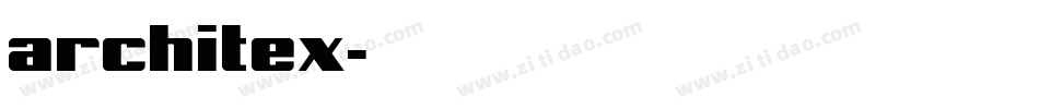 architex字体转换