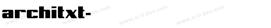 architxt字体转换