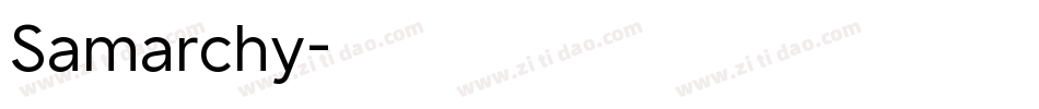 Samarchy字体转换