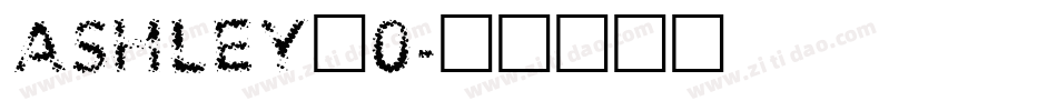 ASHLEY_0字体转换