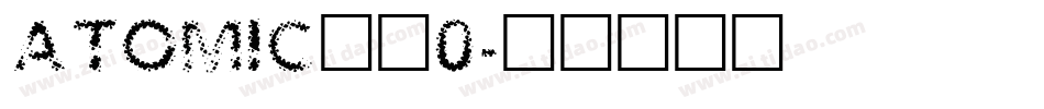 ATOMIC__0字体转换
