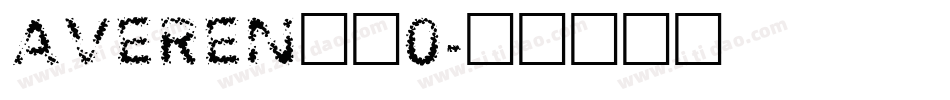 AVEREN__0字体转换