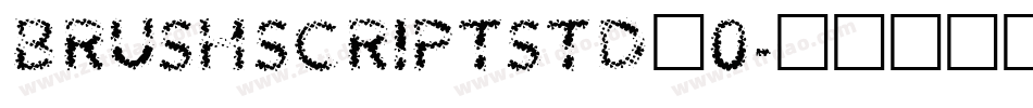 BRUSHSCRIPTSTD_0字体转换