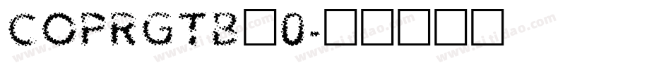 COPRGTB_0字体转换