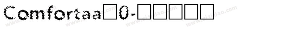 Comfortaa_0字体转换