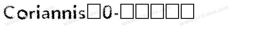 Coriannis_0字体转换