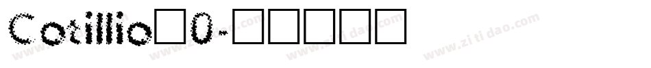 Cotillio_0字体转换