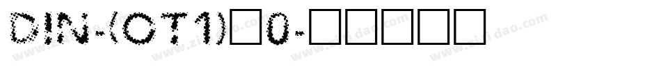 DIN-(OT1)_0字体转换