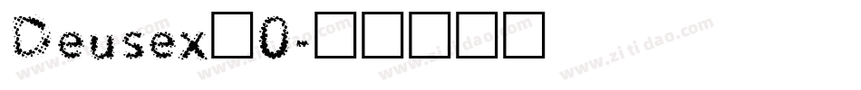 Deusex_0字体转换