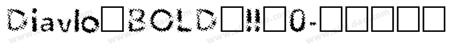 Diavlo_BOLD_II_0字体转换