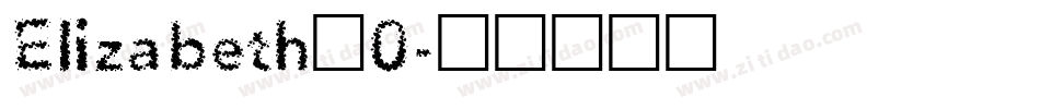 Elizabeth_0字体转换
