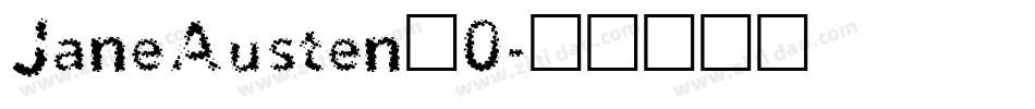 JaneAusten_0字体转换