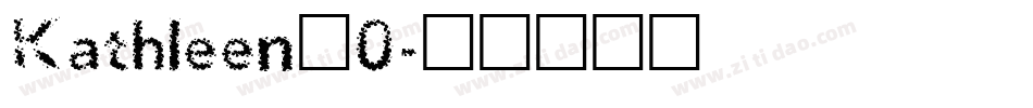 Kathleen_0字体转换