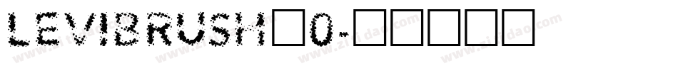 LEVIBRUSH_0字体转换