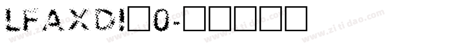 LFAXDI_0字体转换