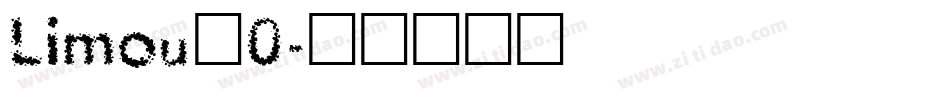 Limou_0字体转换