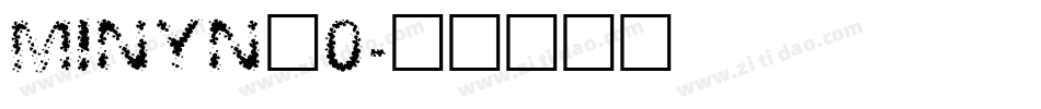 MINYN_0字体转换