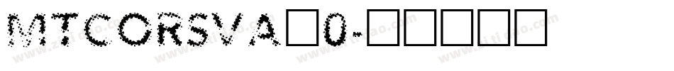MTCORSVA_0字体转换