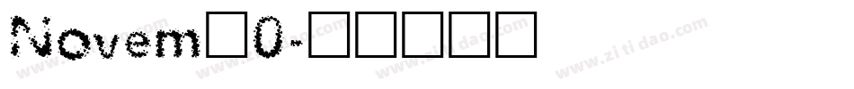 Novem_0字体转换