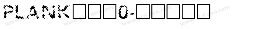 PLANK___0字体转换