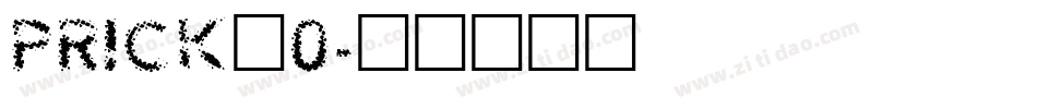 PRICK_0字体转换