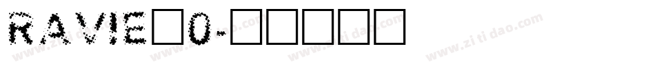 RAVIE_0字体转换