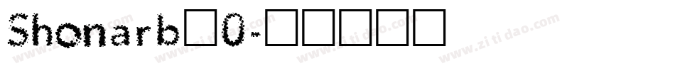 Shonarb_0字体转换