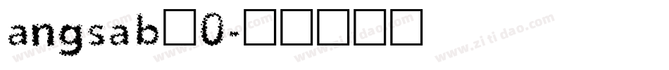 angsab_0字体转换