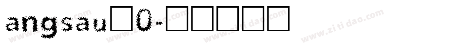 angsau_0字体转换