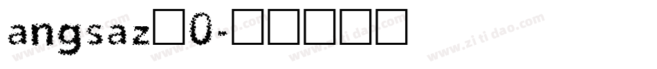 angsaz_0字体转换