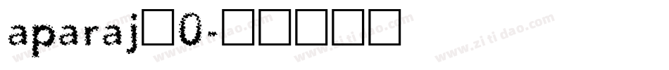 aparaj_0字体转换