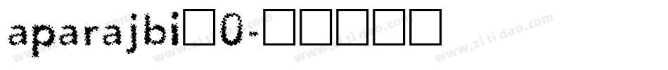aparajbi_0字体转换