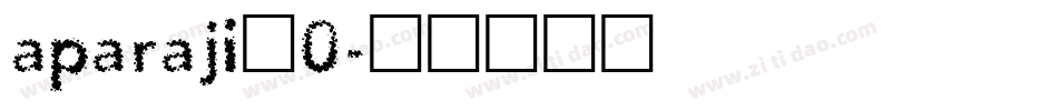 aparaji_0字体转换