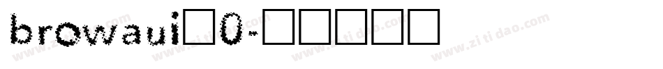browaui_0字体转换