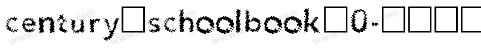 century_schoolbook_0字体转换