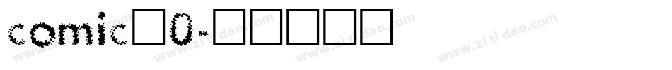 comic_0字体转换