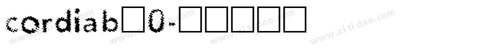 cordiab_0字体转换