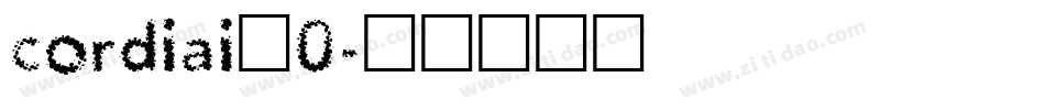 cordiai_0字体转换