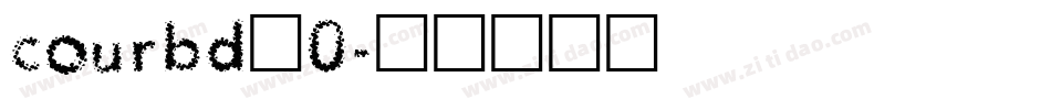 courbd_0字体转换