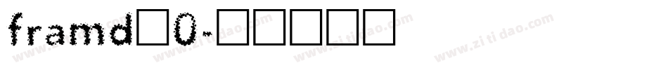 framd_0字体转换